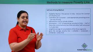 Class 11th – Methods to measure Poverty  Indian Economics  Tutorials Point [upl. by O'Dell697]