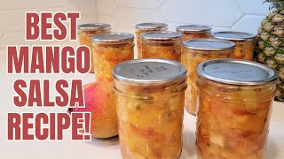 The Best Salsa Recipe How to Make Mango Pineapple Salsa 🍍 [upl. by Yousuf754]