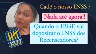 IBGE  O IBGE não está depositando o INSS dos recenseadores recenseador censo2022 ibge2022 ibge [upl. by Ycnahc928]