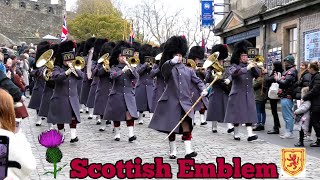 quotScottish Emblemquot March  The Band of The Royal Regiment Of Scotland [upl. by Nosecyrb895]