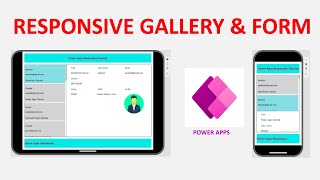 Power Apps Responsive Design  StepbyStep Guide for Header Footer Gallery amp Forms  Hindi [upl. by Arlena]