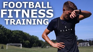 Football Fitness Training Session  Raw Training Footage and Data Analysis [upl. by Winonah]