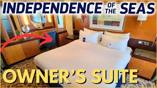 Independence of the Seas Owners Suite Stateroom Tour amp Review 4K Cabin 1620 [upl. by Modestine159]