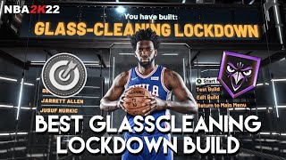 NEW THE ABSOLUTE BEST SHOOTING GLASSCLEANING LOCKDOWN BUILD IN NBA 2K22 CURRENT GEN META BUILD [upl. by Aklog]