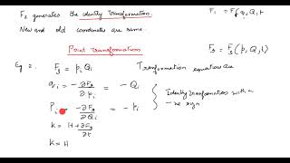 Examples for canonical transformations [upl. by Critta]