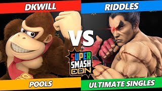 SSC 2023  DKwill Donkey Kong Vs Riddles Kazuya Terry Smash Ultimate Tournament [upl. by Myriam]