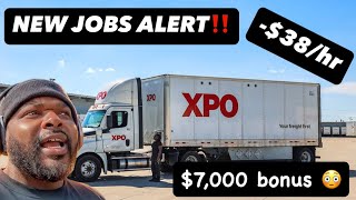 XPO LOGISTICS is paying up to 100k with a 7000 BONUS to drive local 👀💰 [upl. by Sahpec]