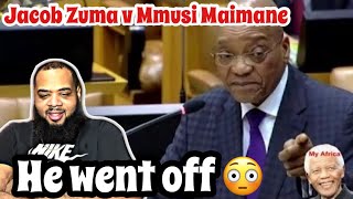 AMERICAN REACTS to Jacob Zuma vs Mmusi Maimane  SOUTH AFRICAN PARLIAMENT 🇿🇦 [upl. by Silrak]