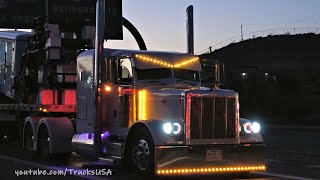 Arizona Truck Spotting busy desert highway Trucks USA April 2023 [upl. by Alyakem931]