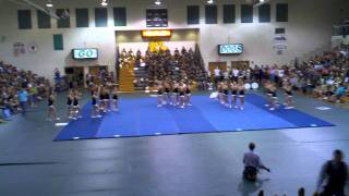 DeLand High School Growl 2011 Varsity Cheerleaders Introduction and Cheer [upl. by Jenesia235]