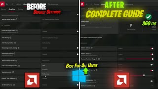 🔧Ultimate AMD Adrenalin ✅ Settings Guide  Maximize Gaming Performancequot [upl. by Alleen]