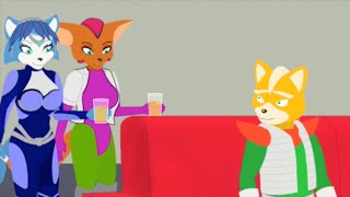 Starfox Misadventures 34  Krystal and Fara Hangout [upl. by Ytsirc]