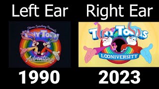 Tiny Toons AdventuresLooniversity Theme Comparison 1990 amp 2023 [upl. by Maryann433]