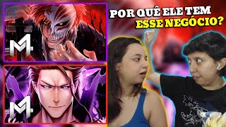 REACT ICHIGO BLEACH  ZANGETSU e AIZEN BLEACH  ILUSÃO  M4RKIM [upl. by Ahtamat]