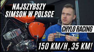 NAJSZYBSZY SIMSON W POLSCE z silnikiem za 20 tysięcy Inni mogą najwyżej zazdrościć CHYLO RACING [upl. by Latt]