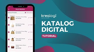 Tutorial Membuat Katalog Digital Pada Aplikasi Krealogi [upl. by Eladnar]