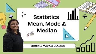 Statistics  Mean  Direct Method  Assumed Mean Method  Step Deviation Method class10th maths [upl. by Deedahs]