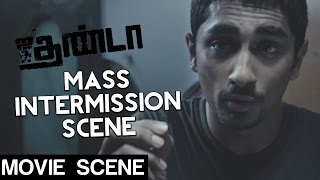 Jigarthanda  Mass Intermission Scene  Siddharth  Lakshmi Menon  Karthik Subbaraj [upl. by Nossyla]