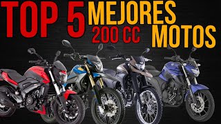 TOP 5 MEJORES MOTOS MAYORES A 200 CC EN 2024 [upl. by Dulla]