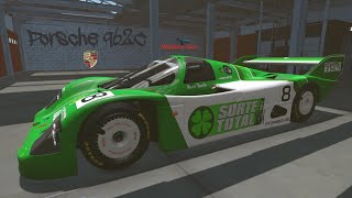 Porsche 962C  Group C  Watkins Glen GP Inner Loop [upl. by Kipton]