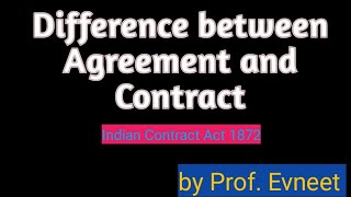 Agreement vs Contract  agreement and contract  difference between agreement and contract [upl. by Nitram296]