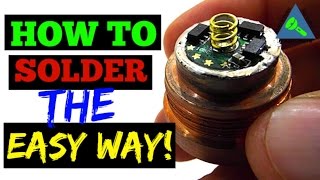 How to Solder Copper Pills Wires High Power LEDs and More [upl. by Nile192]