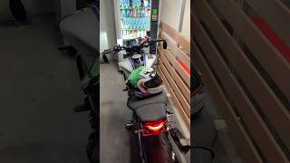 Yamaha mt09sp 2023 Akrapovic racing line exhaust soundNo db [upl. by Haral]