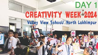 Valley View School  Creativity week 2024  Day 1 [upl. by Ahsirak]