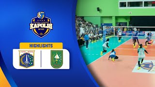 Highlight Kapolri Cup 2024 DKI Jakarta vs Riau 30  Moji [upl. by Ahsenet]