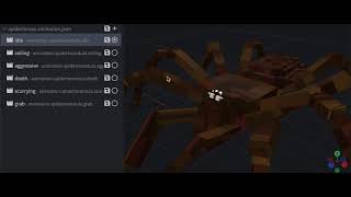 Arthropod Phobia Expansions 163  Spider Goliath modelanimations [upl. by Eornom]