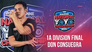 2024 Philippine National YoYo Championship  Don Consuegra  1A Final  3rd Place [upl. by Eremahs]