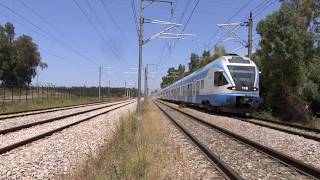 SNTF  départ zoomé du 1049 de la gare de birtouta HD720 [upl. by Delinda652]