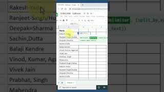 🔥The Most Powerful Formula in Google Sheets ¦ Split Formula excel accounting advanceexcel [upl. by Ainerol]