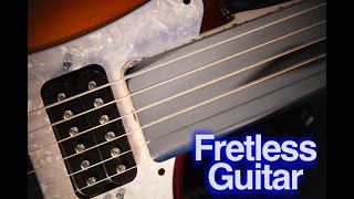 FRETLESS GUITAR  The awesome sound of my Vigier Excalibur Surfreter Model Electric Guitar [upl. by Siloa695]