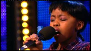 BRITAINS GOT TALENT 2013  ASANDA JEZILE 11 YRS [upl. by Nyleuqcaj]