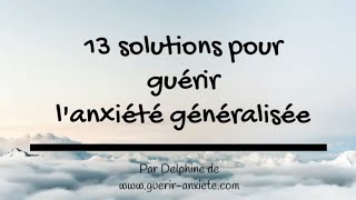 Comment traiter lanxiété généralisée  13 solutions [upl. by Evoy]