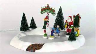 Department 56 Visiting Santa 4022431 Snow Village Animated [upl. by Capon]