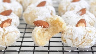 Italian Almond Cookies by Cooking with Manuela [upl. by Ecirtel]