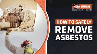 How to Safely Remove Asbestos in Drywall  Mold Busters [upl. by Anwahsed]