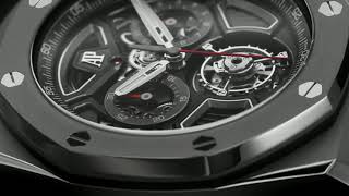 Royal Oak Offshore Selfwinding Flying Tourbillon Chronograph  AUDEMARS PIGUET [upl. by Gonick]