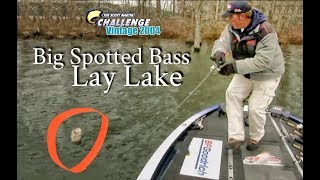 Big Spotted Bass on Lay Lake  TBT [upl. by Odicalp]