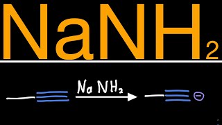 NaNH2 Alkyne Alkylation Reaction  Organic Chemistry I Reactions [upl. by Nette]