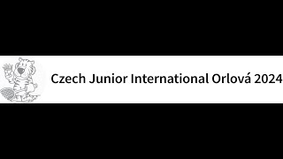 Czech Junior International Orlova 2024 day 2 Court 2 [upl. by Nonie]