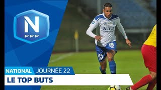 Le Top Buts J22 I National FFF 20182019 [upl. by Anytsirk819]