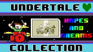 Hopes and Dreams Undertale Acoustic Drum Cover  The8BitDrummer [upl. by Teirtza]