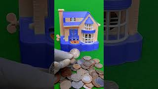 One rupee coin collect review Dog House amp the kitchen bank box SC97 coins viralvideos shorts [upl. by Nivlag862]