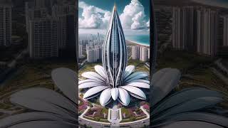 Luxury Skyscraper tower ¹¹ tower city building short shortvideo shortsvideo shortsfeed [upl. by Lia]