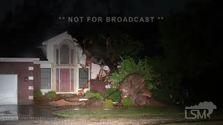 11042024 Little Flock AR  House destroyed by tornado  Trees down [upl. by Baer]