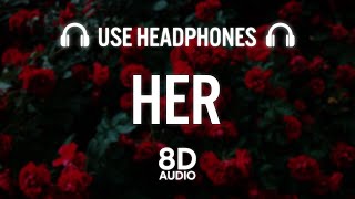 Her 8D AUDIO  Shubh  8D Active Music [upl. by Audly]