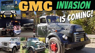 GMC Semi Trucks Vintage Truck ASTRO GENERAL 9500 Crackerbox [upl. by Zorah]